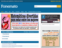 Tablet Screenshot of matematicasbachiller.com